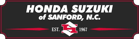Get service, maintenance and repairs for your vehicle or equipment at Honda Suzuki of Sanford in Sanford, North Carolina. We'll get you in and out of the repair shop in no time. Honda ... Sanford, NC 27332. Phone (919) 775-3638. Fax (919) 774-4705. Send Us a Text; Hours . Store Hours. Store Hours. Mon. Closed Tue. 8:30 ...